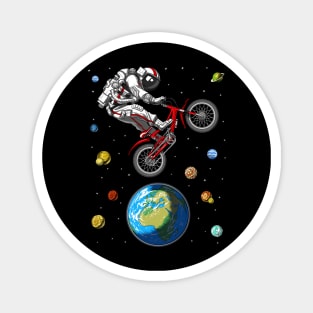 Astronaut Bicycle Jumping Magnet